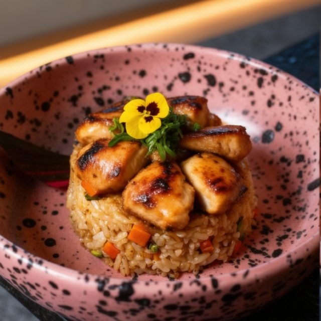 Yakimeshi de Pollo